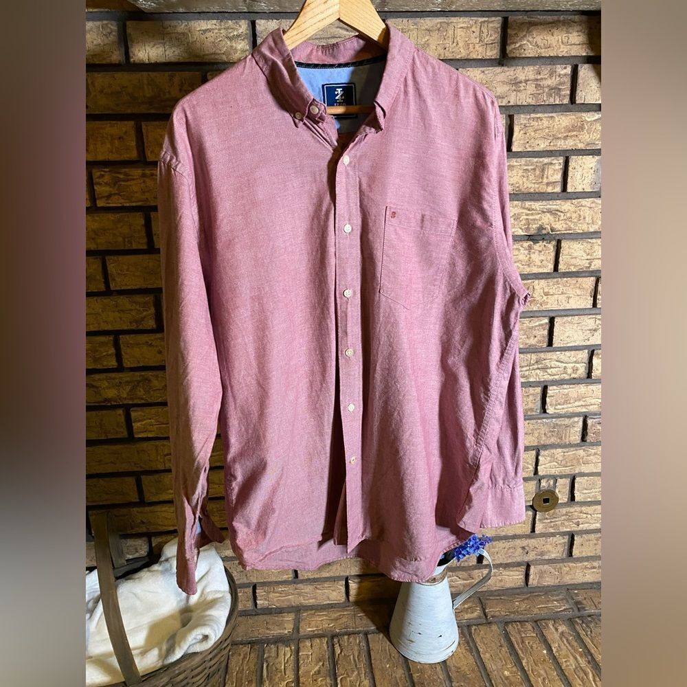 Faded red Izod button down